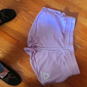 XL pink Reebok shorts